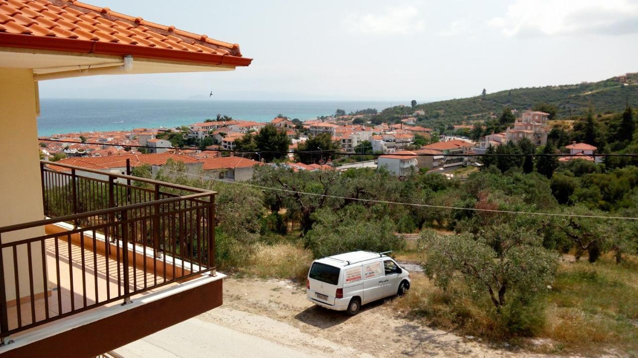 Villa Panorama Hotel Polychrono Esterno foto