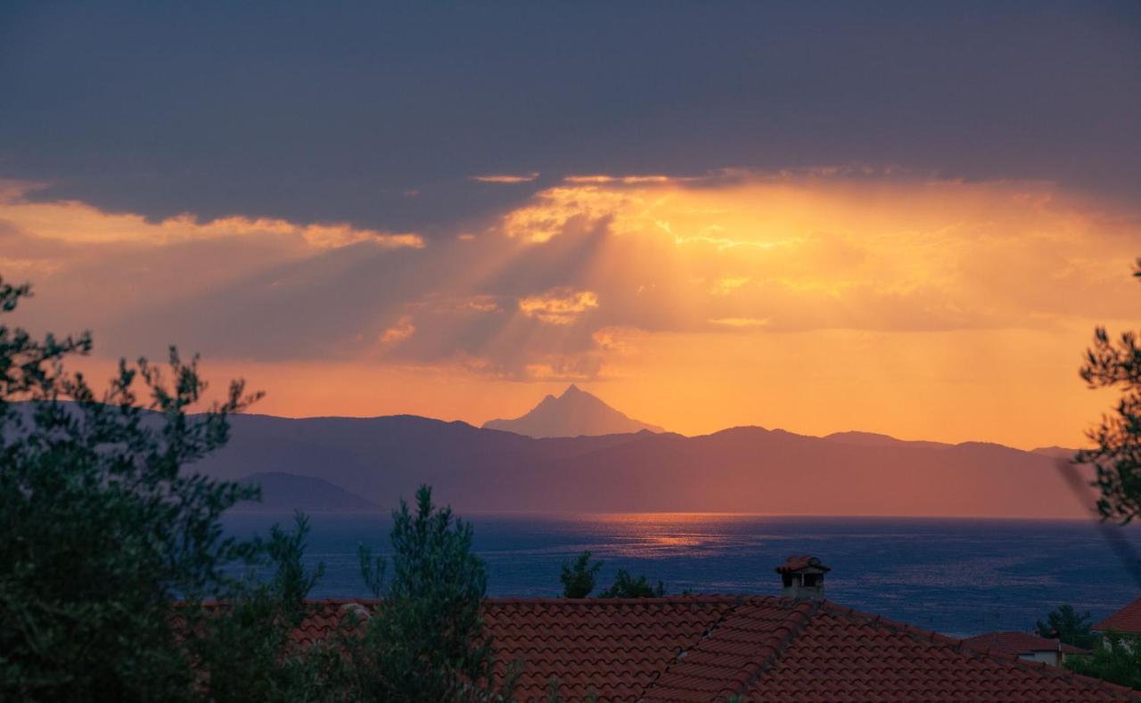 Villa Panorama Hotel Polychrono Esterno foto