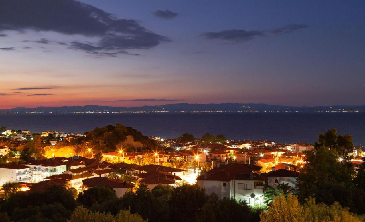 Villa Panorama Hotel Polychrono Esterno foto