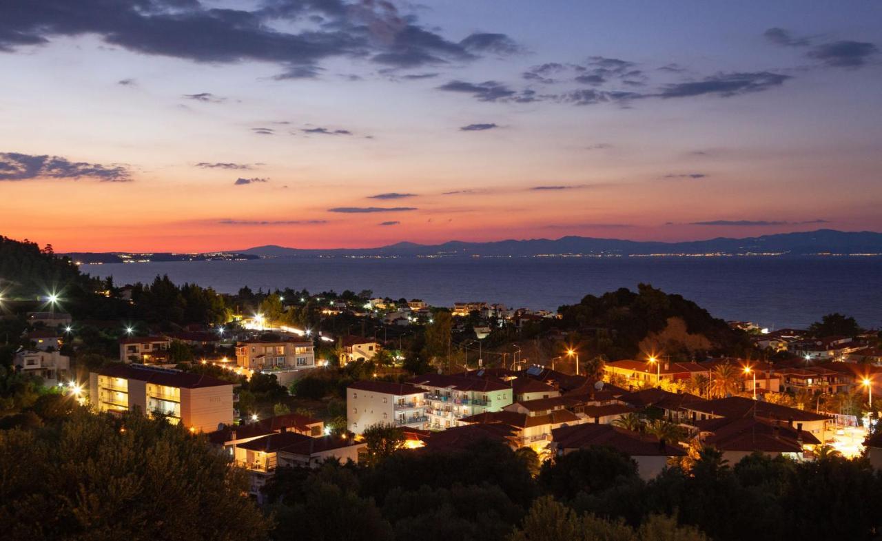 Villa Panorama Hotel Polychrono Esterno foto