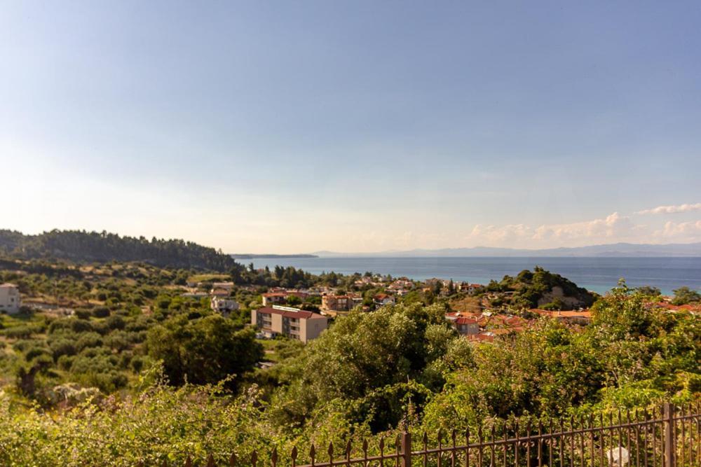 Villa Panorama Hotel Polychrono Esterno foto